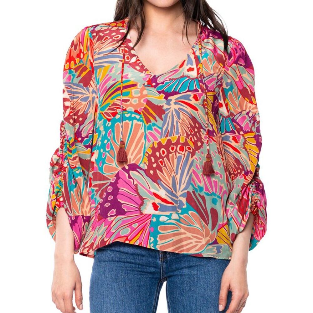 Tolani Womens Ellery Top, Blue